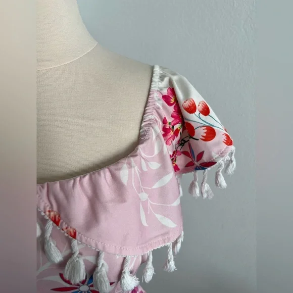 Pink Floral Romper - Picture 8 of 10